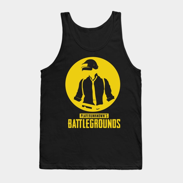 PUBG Minimalist Tank Top by alcateiaart